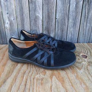 Ganter Black Shoes Leather Oxford Lace up Shoes